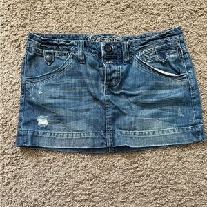 American Eagle Denim Mini Skirt